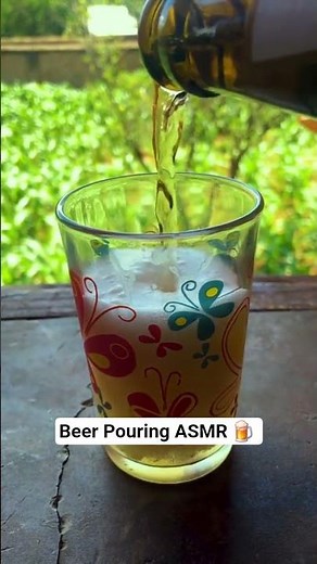 Beer Pouring ASMR 🍺 | Crispy Bubbles & Relaxing Foam Sounds