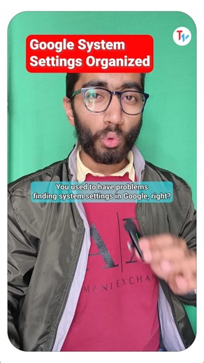 Google System Setting Update