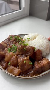 Braised Pork Belly with Potatoes — Chinese Grandma Recipe