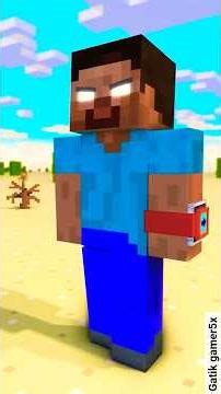 "Herobrine Ne Tod Di Captain America Ki Shield😱🔥|Minecraft Shorts"