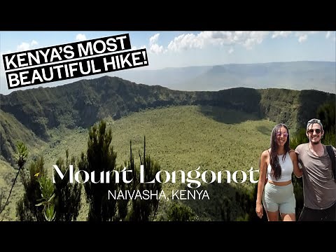 Kenya's Most Beautiful Hike! ⛰ Mount Longonot Crater! | Naivasha Pt1.