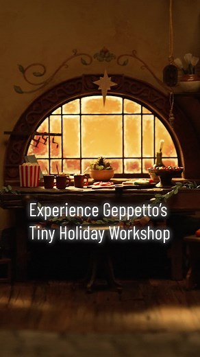 Experience Geppetto’s Tiny Holiday Workshop with Pinocchio Movie