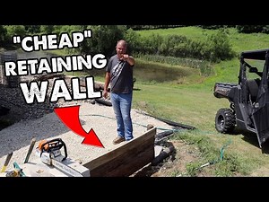 Cheap Retaining Wall: It was FREE!