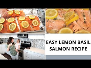 WHAT'S FOR DINNER? | EASY DELICIOUS LEMON BASIL SALMON RECIPE | ‪@myranda_achvan‬ ​