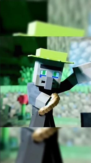 The baby vllager remember his dark past, Minecraft Animation