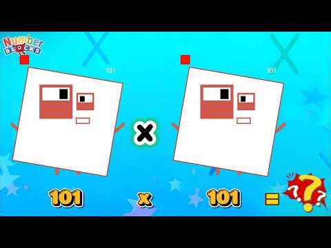 MULTIPLICATION OF BIG NUMBERBLOCKS | MULTIPLY SAME NUMBERS | COLORART_ID
