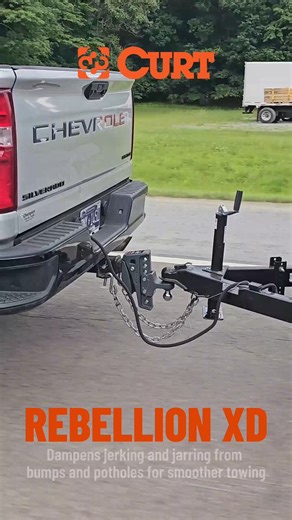 24K views · 36 reactions |  The Rebellion XD shock-absorbing hitch: a game-changer in towing! Powerful yet lightweight, it's a breeze to handle and easier on your suspension and brakes. Get the perfect balance of strength and simplicity for longer-lasting performance. Tow smarter, not harder! #curtmfg #rebellionxd #towingsolutions #smoothride | CURT | Facebook