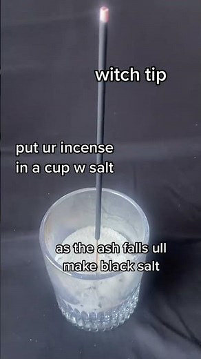 Powerful Protection Spells with Black Salt & Incense #witchtok #witch