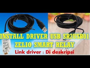 CARA MENGINSTALL KABEL USB ZELIO SR2USB01