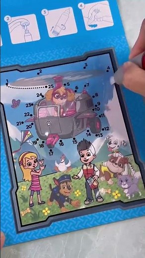 Water Magic! Coloring Paw Patrol Activity Book #pawpatrol #artsandcrafts #coloring