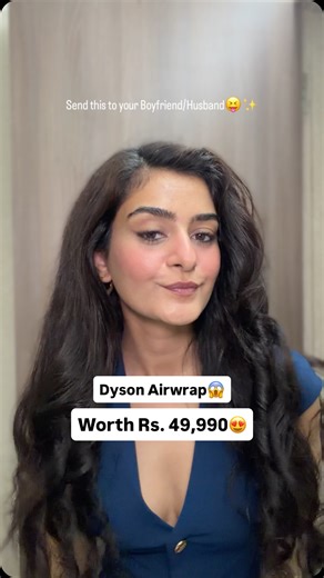 Mahima Punni | Makeup Artist | Mumbai | Delhi on Instagram: "Boyfriend/Husbands ko bhejo🤣❤️ Perfect Valentines Gift Idea❤️ @rahulkhilwani list aage ki khudse dekhlena🤣 [ Dyson Airwrap, Dyson India, Valentines Gift Idea, Video for Husband, Video for Boyfriend, Hair Tutorial, Dyson Curls, GRWM, Valentines 2026, Gifts for Girlfriend, Gifts for Wife, Luxurious Gifts, Dyson PS5 for Girls, Lak 28 Kudi da, Honey Singh, Diljit Dosanjh, Viral, Trending, FYP, Makeup by Mahima Punni ] #dysonairwrap #dyso