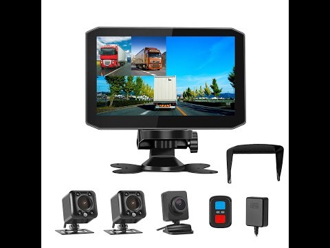 V7M WiFi Truck Dash Camera Operation Video