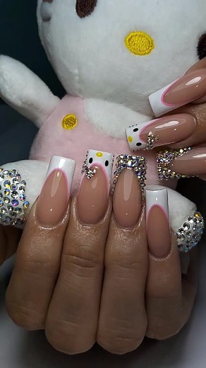 Adorable Hello Kitty Nail Designs for Cute Manicures