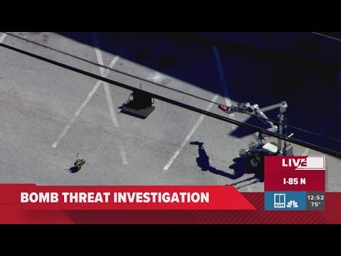 Bomb squad responding to scene in DeKalb Co. in Northcrest Road area off I-85