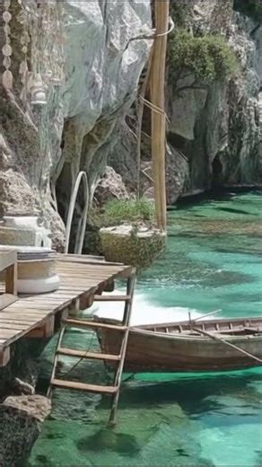 Peaceful Seaside Nap 🌊 | 20 Seconds Ocean Waves & Wind Chimes #relax #peace #cozyambience