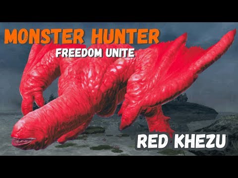 Monster Hunter Freedom Unite - Red Khezu #monsterhunter #monsterhunterfreedomunite #gameplay #games