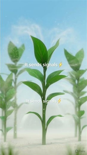 Plants Can Talk 😳🌿 Nature’s Hidden Communication! #NatureSecrets #ytshorts #ScienceFacts