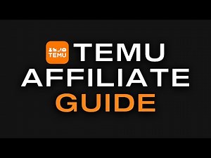 Temu Affiliate Program 2025 | Beginner-Friendly Step-by-Step Tutorial