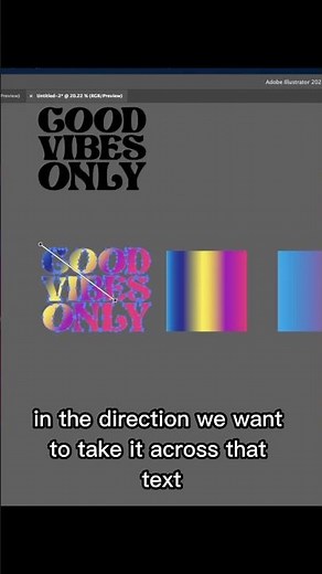 How to Apply Gradients to Text in Adobe Illustrator | #IllustratorGradients #TextEffectsTutorial