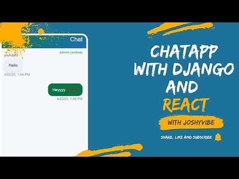 Build a Real-Time Chat App with Django, React & WebSockets | Full-Stack Tutorial