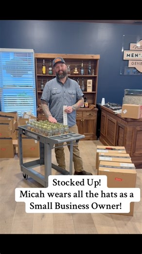 Busy days at Men’s Modern General Store don’t always look glamorous. Deliveries rolling in. New products hitting the floor. Getting prices on everything. Breaking down boxes and hauling them to the dumpster. It’s the behind the scenes work most people never see. This is what owning a small business actually looks like. Long days, boxes, meeting new customers. And honestly, we wouldn’t change a thing. #christmasgifts #cottlevillemo #giftsforhim #missouri #stlouis | Men's Modern General Store