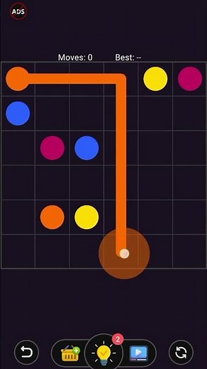Color Lines Connect – Relaxing Puzzle Game Gameplay