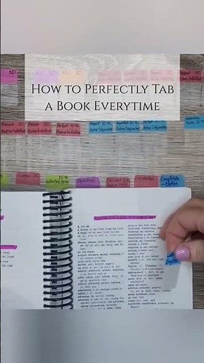How to Tab a Book the Right Way