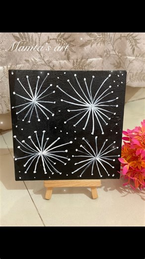 Easy Canvas Painting |#shorts #trendingshorts #youtubeshorts #canvaspainting