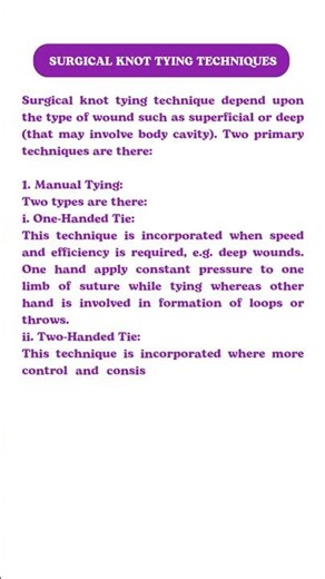 SURGICAL KNOTS (IDEA) - 3