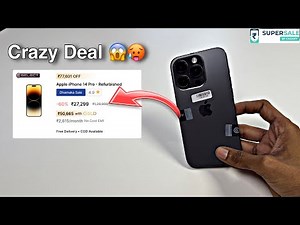 Unboxing iphone 14 Pro 128gb ₹27299😱🔥| Refurbished iphone | Cashify Supersale | Full Review