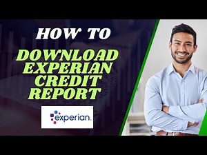 How to download Experian credit report I DOUBLE Z