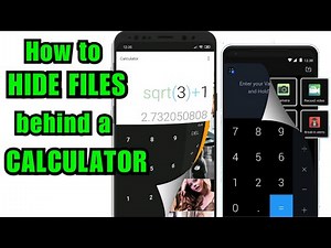 How to Hide Files behind a Calculator | Latest 2020