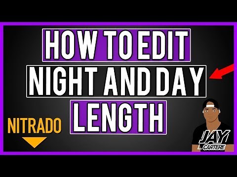 How To Edit Night And Day Length On Your Nitrado Server - ARK PS4 Server Tutorial