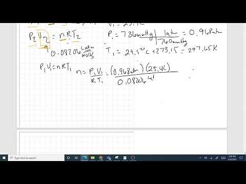 PV=nRT Calculate the volume of the balloon at this altitude.