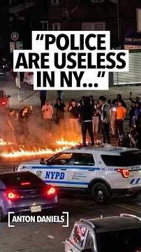 New York police couldn't arrest anyone after a street takeover in Queens and they stomped on his car