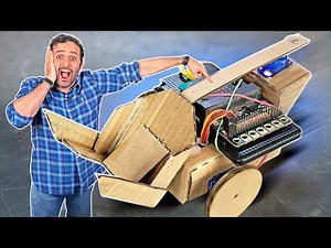 Learn how to make an AMAZING CARDBOARD ROBOT!