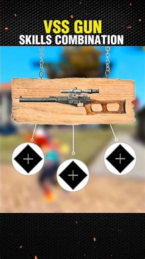 vss gun character skills combination free fire 🔥|#shorts