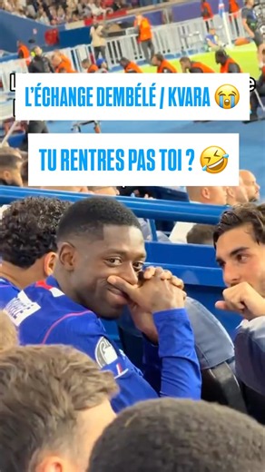 L’ÉCHANGE DEMBÉLÉ / KVARA 😭« TU RENTRES PAS TOI ? 🤣 »