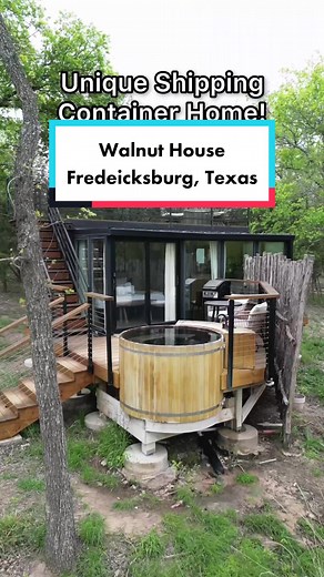 Full Tour of 20ft Shipping Container Home Airbnb with Rooftop Deck in Texas!