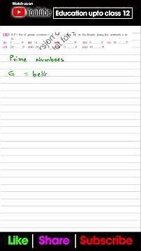 Very easy to identify prime numbers