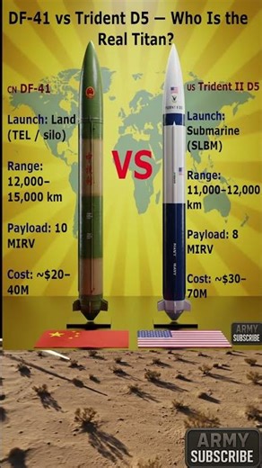 DF-41 vs Trident II D5: ICBM Face-Off