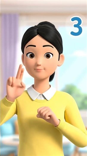 Counting in Sign Language 🤟