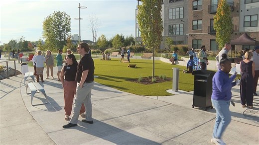 Benton Harbor celebrates Canal Commons grand opening