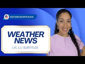 🌤️ Learn English with a simple weather forecast! #ESL #learnenglish