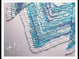 EASY Butterfly Stitch Prayer Shawl Crochet Pattern