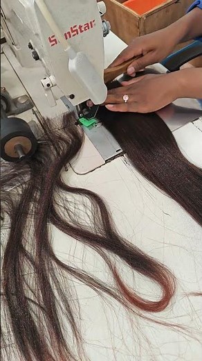 how to make a wig.sewing machine. #wigs #hairstyle