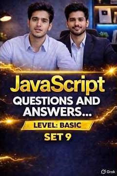 Top 10 JavaScript Interview Questions and Answers | Advanced | Set 9