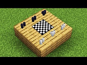 how to make Chess board in Minecraft?