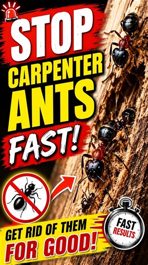 Carpenter Ants? Try This Fast Solution😱 #CarpenterAnts #PestControl #AntRemoval #Shorts #viralvideo