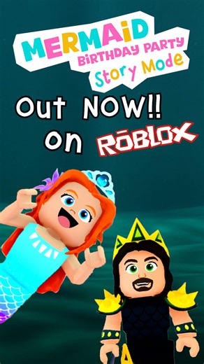 A for Adley | you are invited to Adley’s Roblox Party!! 🎊 our FiNTASTiC apps crew reimagined our Mermaid Birthday cartoon into a Roblox Story Game.. so... | Instagram